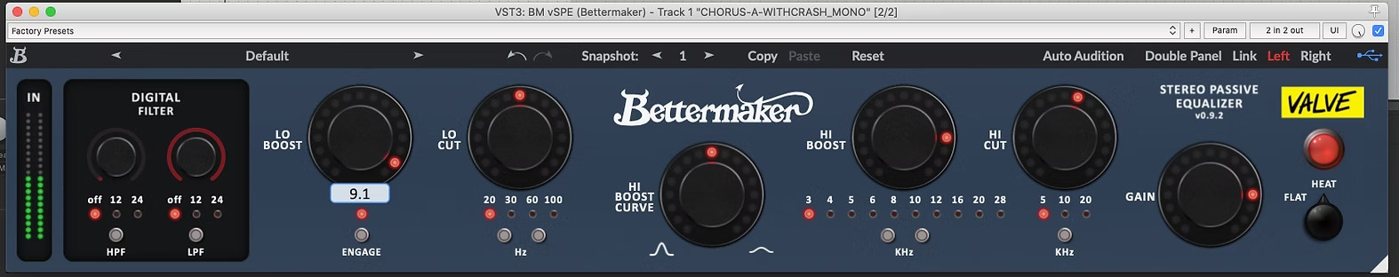 Bettermaker Valve Stereo Passive Equalizer插图3