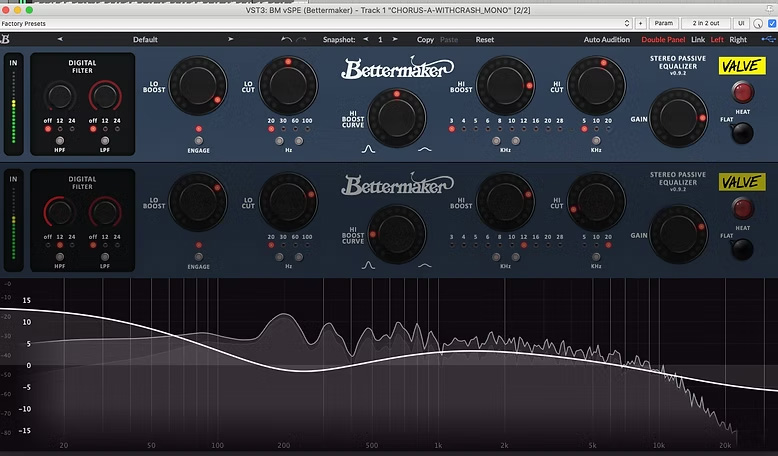 Bettermaker Valve Stereo Passive Equalizer插图6